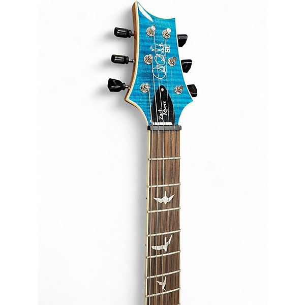 Used PRS Zach Myers Signature SE Trans Blue Solid Body Electric Guitar