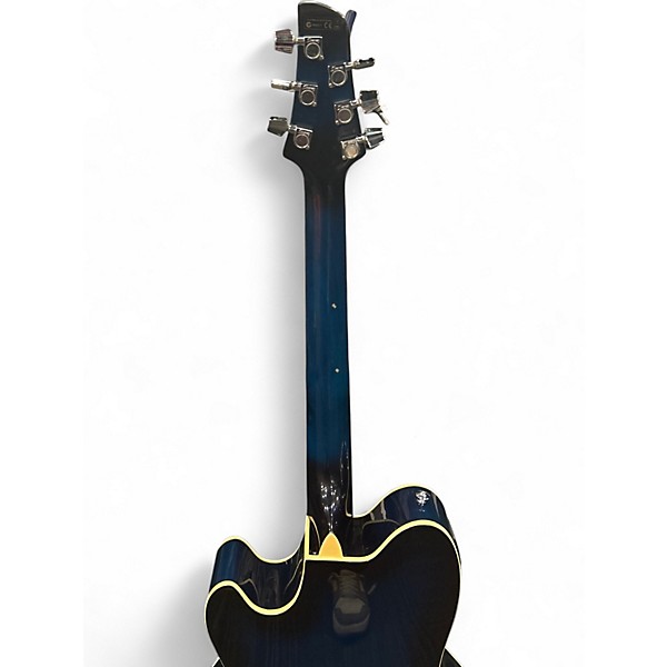 Used Ibanez TCY10E Talman Sapphire Blue Trans Acoustic Electric Guitar