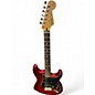 Used Fender FSR Standard Stratocaster HSS Candy Red Burst Solid Body Electric Guitar thumbnail