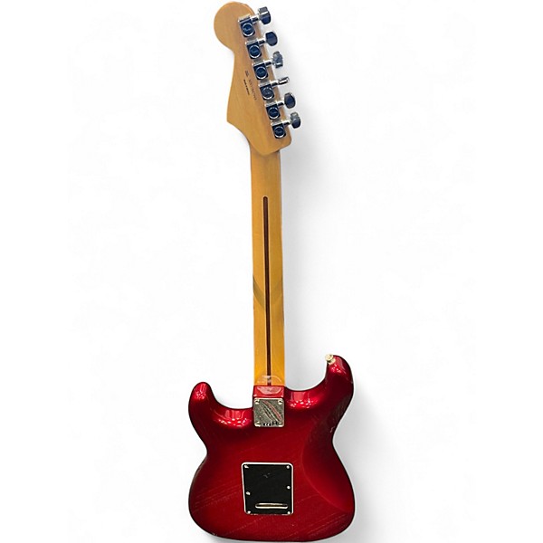 Used Fender FSR Standard Stratocaster HSS Candy Red Burst Solid Body Electric Guitar