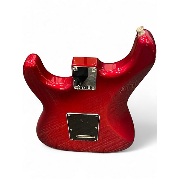 Used Fender FSR Standard Stratocaster HSS Candy Red Burst Solid Body Electric Guitar