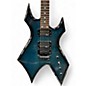 Used B.C. Rich NJ Series Warlock Blue Solid Body Electric Guitar