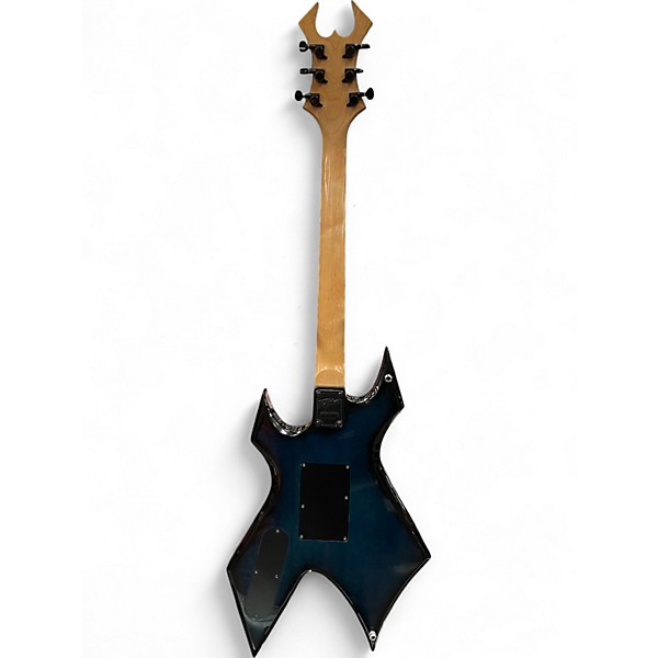 Used B.C. Rich NJ Series Warlock Blue Solid Body Electric Guitar