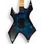 Used B.C. Rich NJ Series Warlock Blue Solid Body Electric Guitar