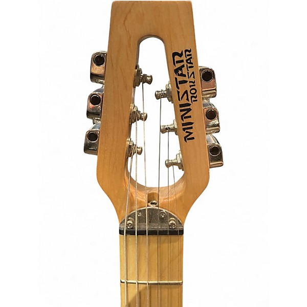 Used Ministar ROKSTAR TRAVEL GUITAR NATURAL Electric Guitar