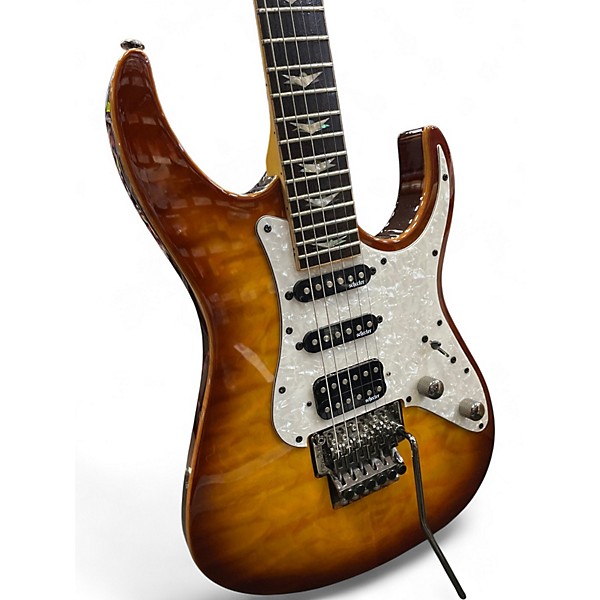 Used Schecter Guitar Research Banshee Sunburst Solid Body Electric Guitar