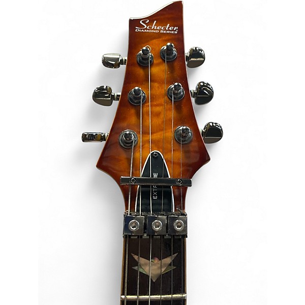 Used Schecter Guitar Research Banshee Sunburst Solid Body Electric Guitar