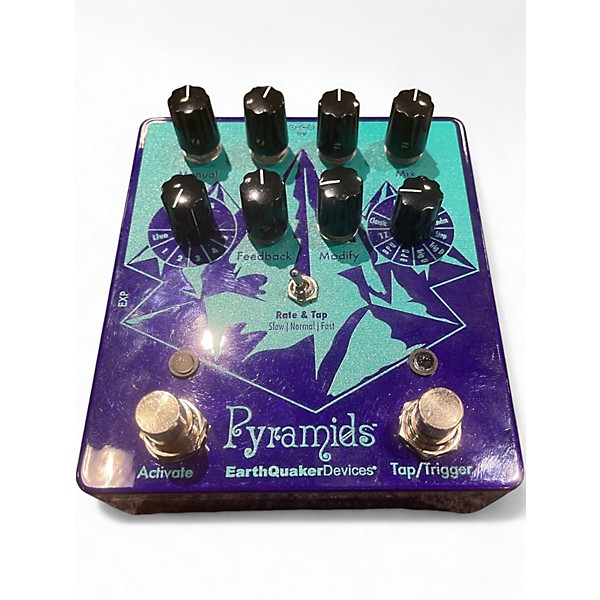 Used EarthQuaker Devices Pyramids Stereo Flanging Device Effect Pedal