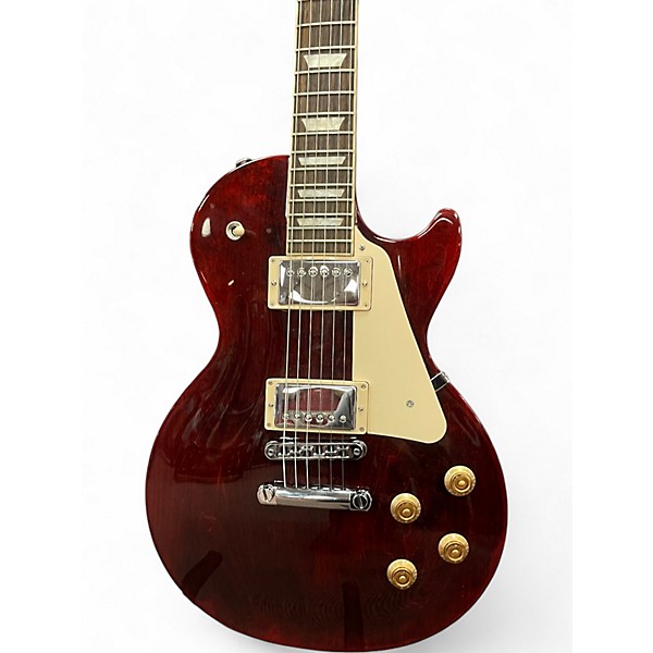 Used 2024 Gibson Les Paul Studio Wine Red Solid Body Electric Guitar