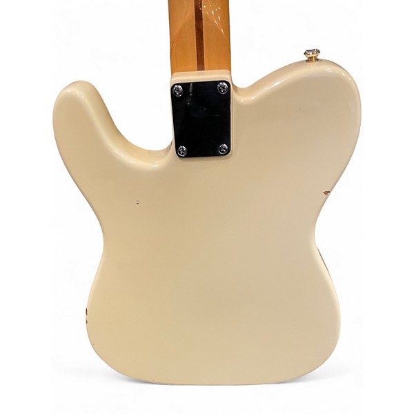 Used Squier 1989 MIK Telecaster Vintage White Solid Body Electric Guitar