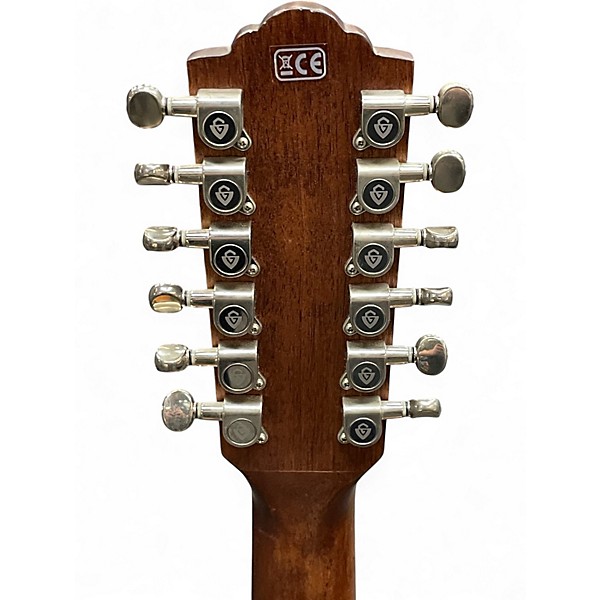 Used Guild F-2512E Natural 12 String Acoustic Electric Guitar