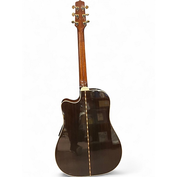 Used Takamine EF360SC Natural Acoustic Electric Guitar