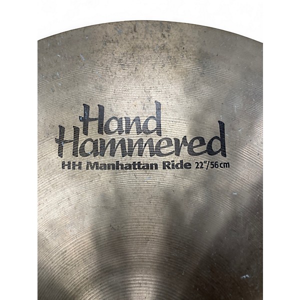 Used SABIAN 22in HH Manhattan Ride Cymbal Cymbal