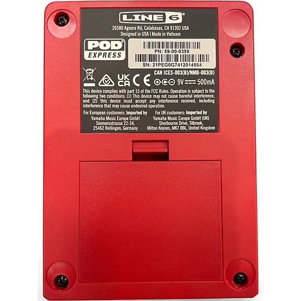 Used Line 6 Pod Express Effect Processor