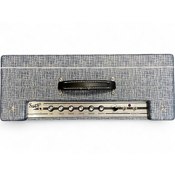 Used Supro 1650RT Royal Reverb 60/35W 2x10 Tube Guitar Combo Amp