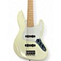 Used Squier  Jazz Bass V 5 String Arctic White Electric Bass Guitar