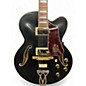 Used Ibanez AF75GBKF Black Hollow Body Electric Guitar