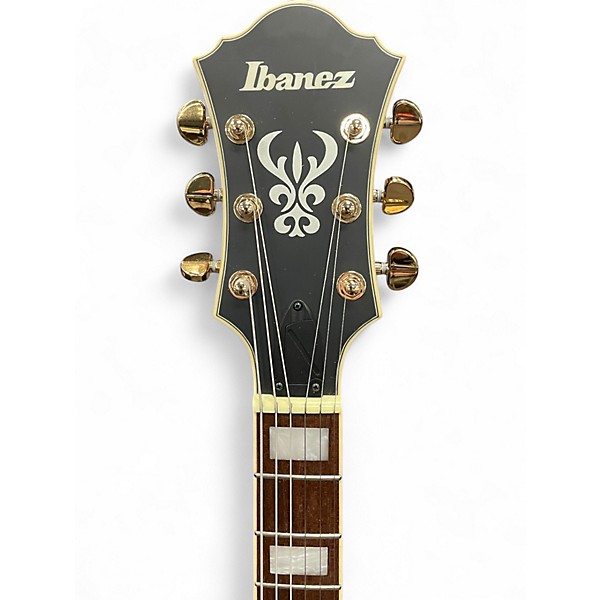 Used Ibanez AF75GBKF Black Hollow Body Electric Guitar