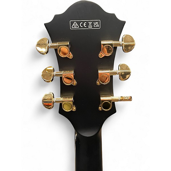 Used Ibanez AF75GBKF Black Hollow Body Electric Guitar