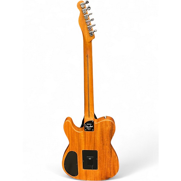 Used Fender Acoustasonic Player Telecaster yellow Acoustic Electric Guitar