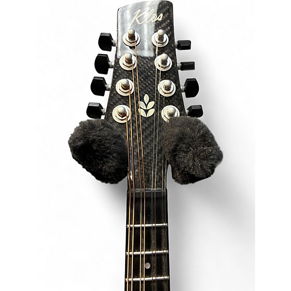 Used Klos A-Style Carbon Fiber Acoustic-Electric Black Carbon Fiber Twill Mandolin