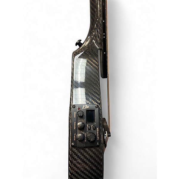 Used Klos A-Style Carbon Fiber Acoustic-Electric Black Carbon Fiber Twill Mandolin
