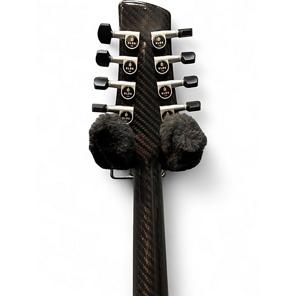 Used Klos A-Style Carbon Fiber Acoustic-Electric Black Carbon Fiber Twill Mandolin