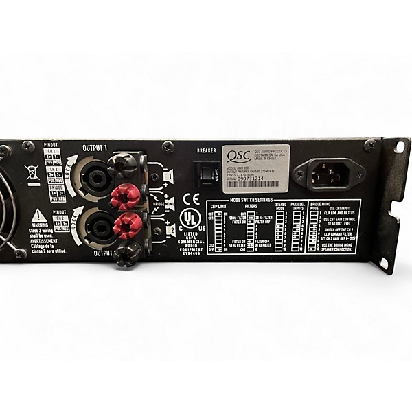 Used QSC RMX850 Power Amp