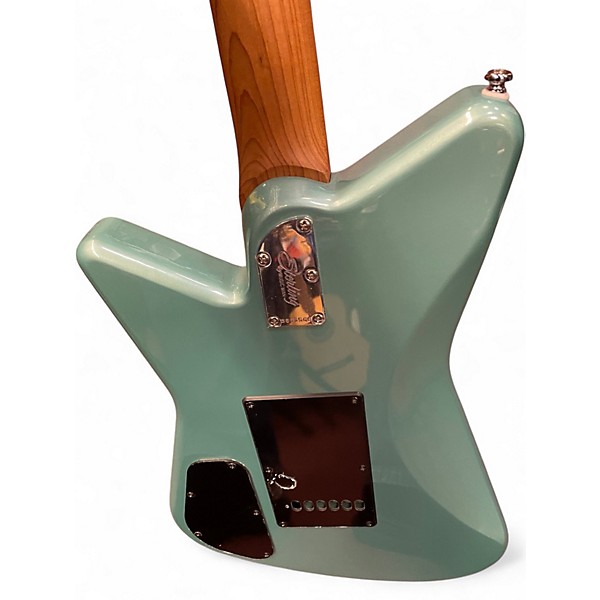 Used Sterling by Music Man Mariposa AQUA MARINE Solid Body Electric Guitar