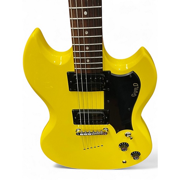 Used Guild Polara yelllow Solid Body Electric Guitar