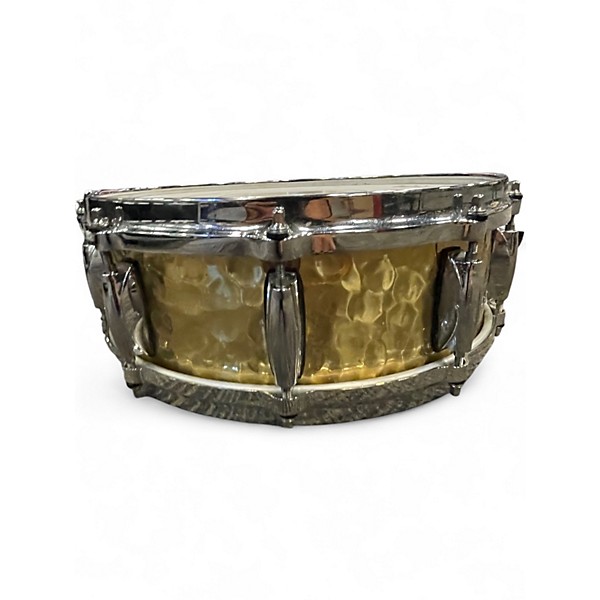Used Gretsch Drums 14in Silver Series Hammered Brass BRASS Drum