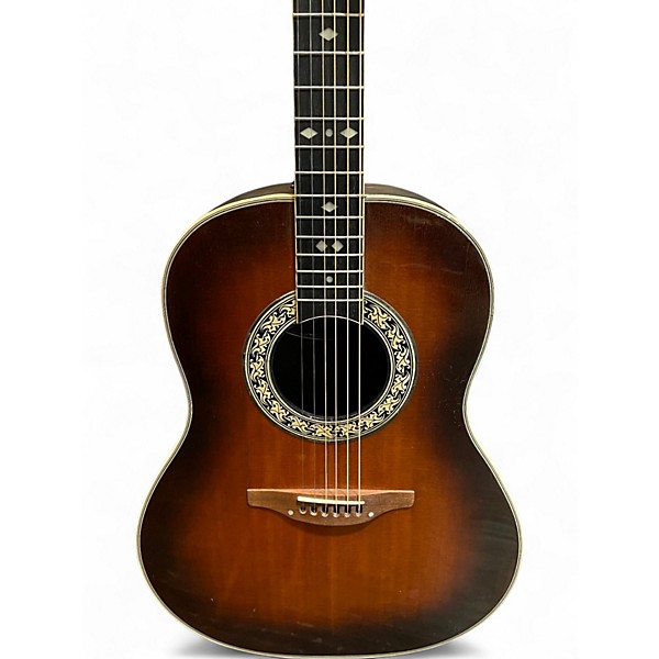 Vintage 1975 Ovation 1117-1 LEGEND Sunburst Acoustic Electric Guitar