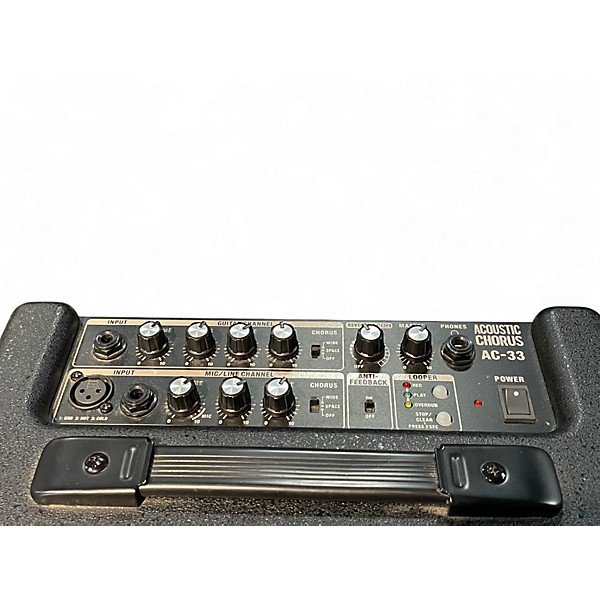 Used Roland AC33 30W Stereo Acoustic Guitar Combo Amp