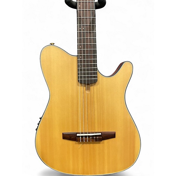 Used Ibanez FRH10N Natural Classical Acoustic Electric Guitar