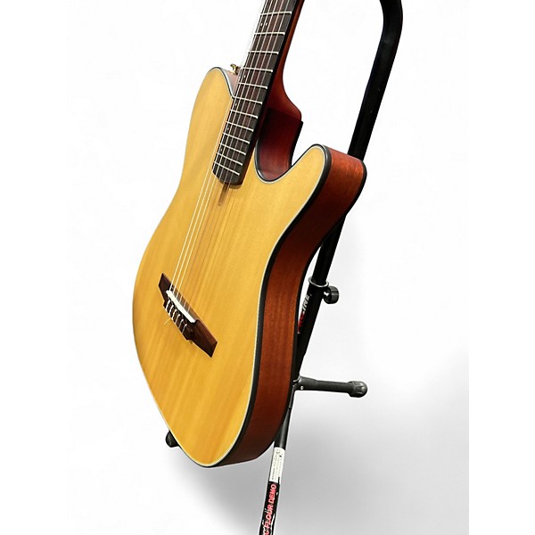 Used Ibanez FRH10N Natural Classical Acoustic Electric Guitar