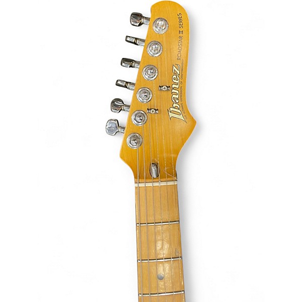 Vintage 1980s Ibanez ROADSTAR II BLACK Solid Body Electric Guitar