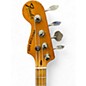 Vintage 1977 Fender Precision Bass Left Handed Natural Electric Bass Guitar