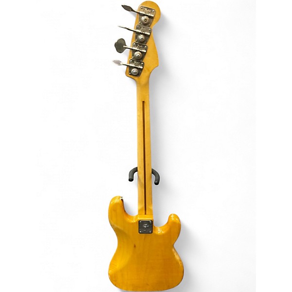 Vintage 1977 Fender Precision Bass Left Handed Natural Electric Bass Guitar