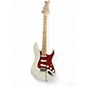Used Schecter Guitar Research STRAT-STYLE White Solid Body Electric Guitar thumbnail
