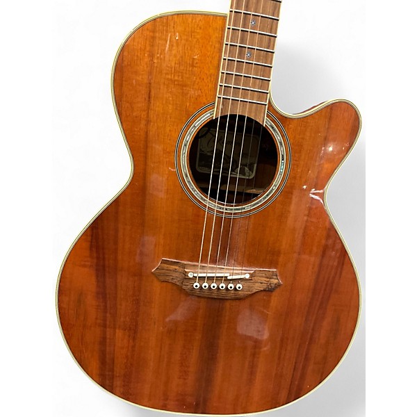 Used Takamine EF508KC NEX Natural Acoustic Electric Guitar