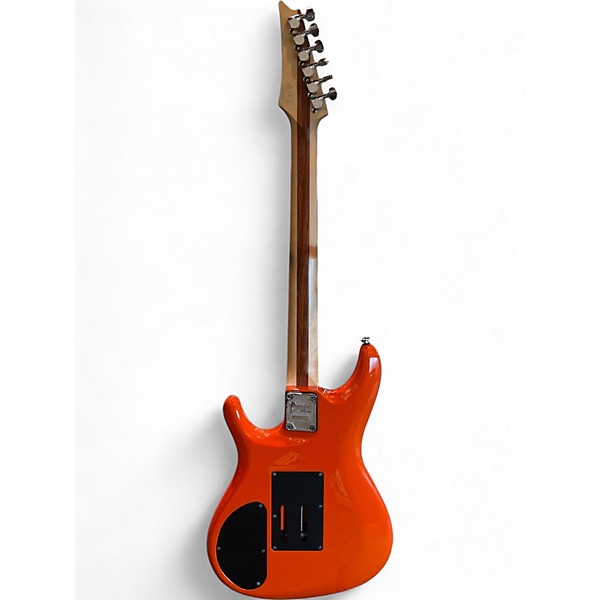 Used 2018 Ibanez JS2410 Joe Satriani Signature Muscle Car Orange Solid Body Electric Guitar