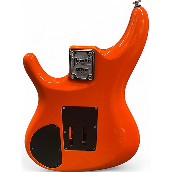 Used 2018 Ibanez JS2410 Joe Satriani Signature Muscle Car Orange Solid Body Electric Guitar