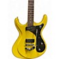 Used Eastwood Sidejack DLX Baritone Modena Yellow Solid Body Electric Guitar
