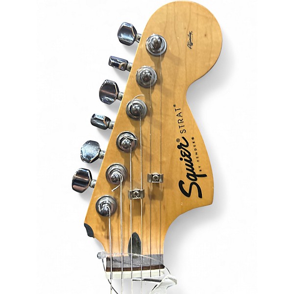 Used 2024 Squier strat blue Solid Body Electric Guitar