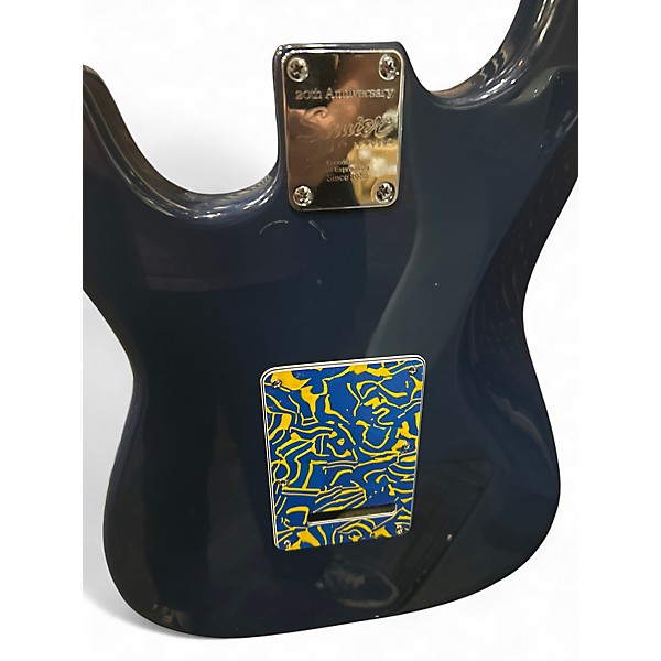 Used 2024 Squier strat blue Solid Body Electric Guitar