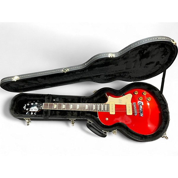 Used Heritage H150 Standard P90 Cherry Metallic Solid Body Electric Guitar