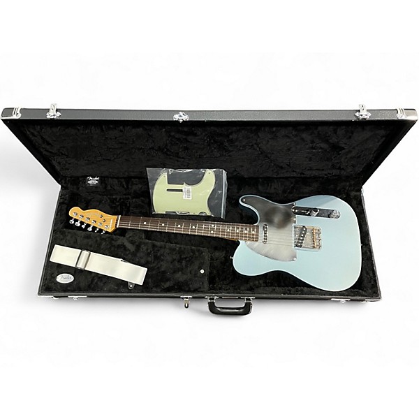 Used Fender Chrissie Hynde Telecaster Ice Blue Metallic Solid Body Electric Guitar
