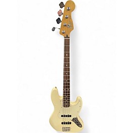 Used Fender Player Jazz Bass Cream Electric Bass Guitar