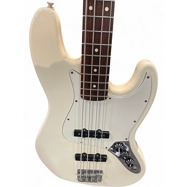 Used Fender Player Jazz Bass Cream Electric Bass Guitar