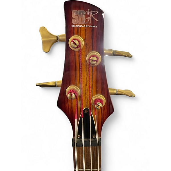 Used Ibanez sr540ZW Brown Sunburst Electric Bass Guitar